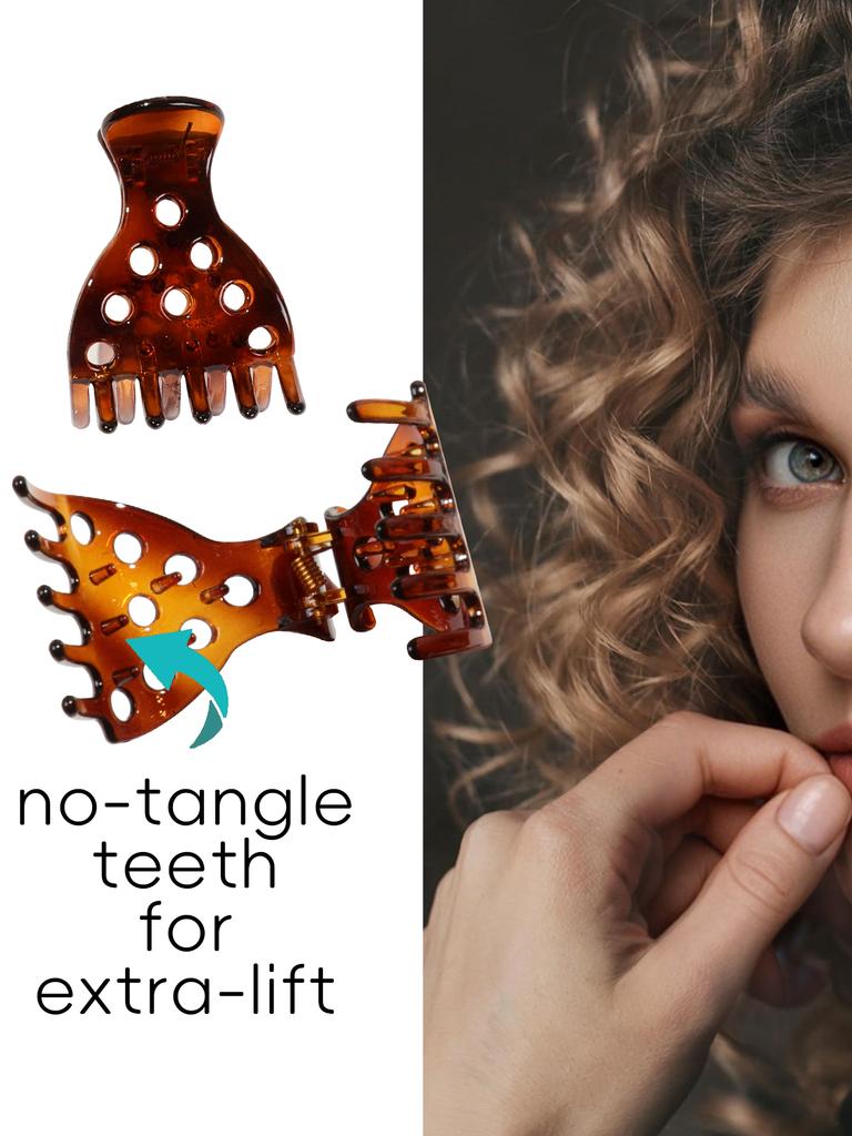 8Pcs Fashion Multicolor Fluffy Root Lifting Hair Clips,No Crease  Volume Curly Root Hairpin Lifting Clip for Natural Volume Curl
