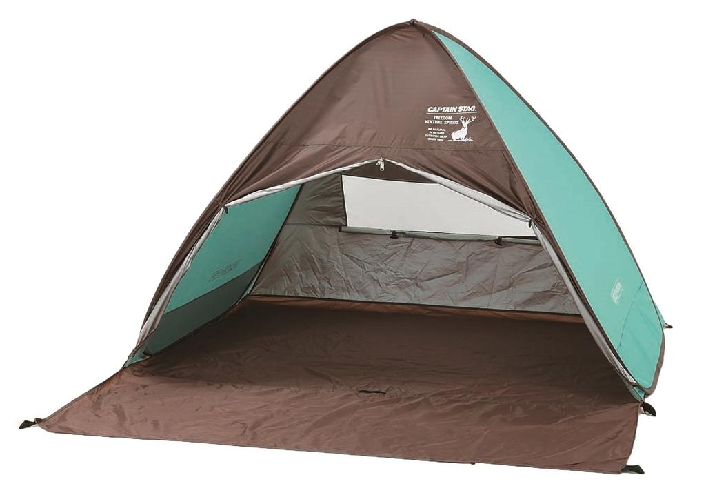 CAPTAIN STAG Sunshade Beach Tent Tent CS Charmant Tent Full Close Mint Green 200 X 220 X H130cm Pop-up UA-31
