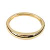 Stylowa bransoletka ze stopu, owalna, w stylu light luxury