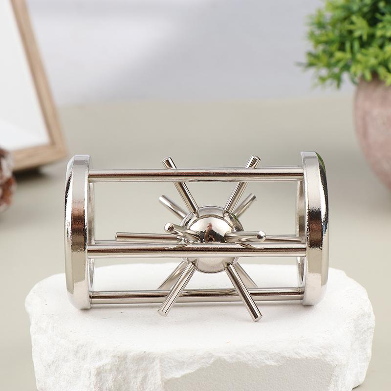 Puzzle classique à QI élevé, cage à dents étoilées, casse-tête en métal, jeu de puzzle magique déroutant, jouets pour enfants et adultes