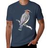 Cedar Waxwing Tshirt Work Wear Lightweight Tee