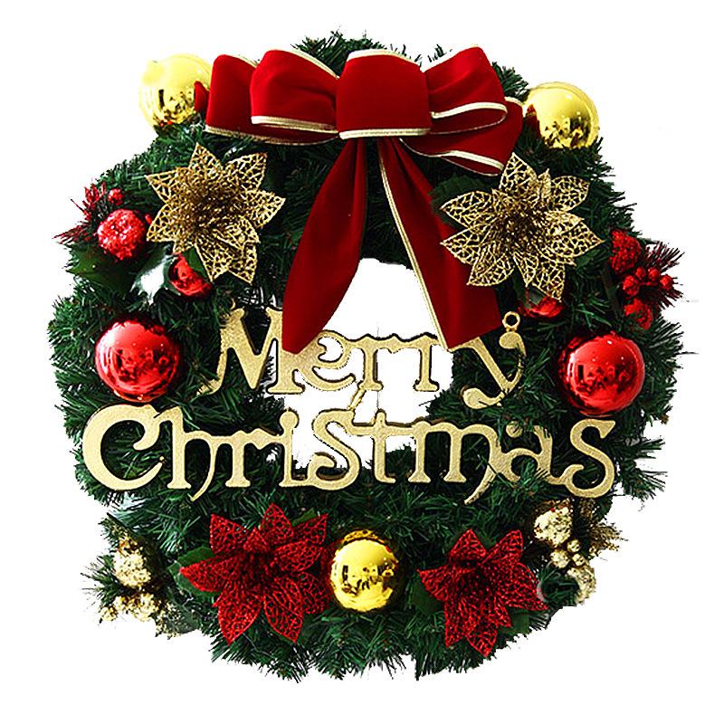30cm Artificial Christmas Wreath - Holiday Decoration for Window, Door, or Shopping Mall Display.