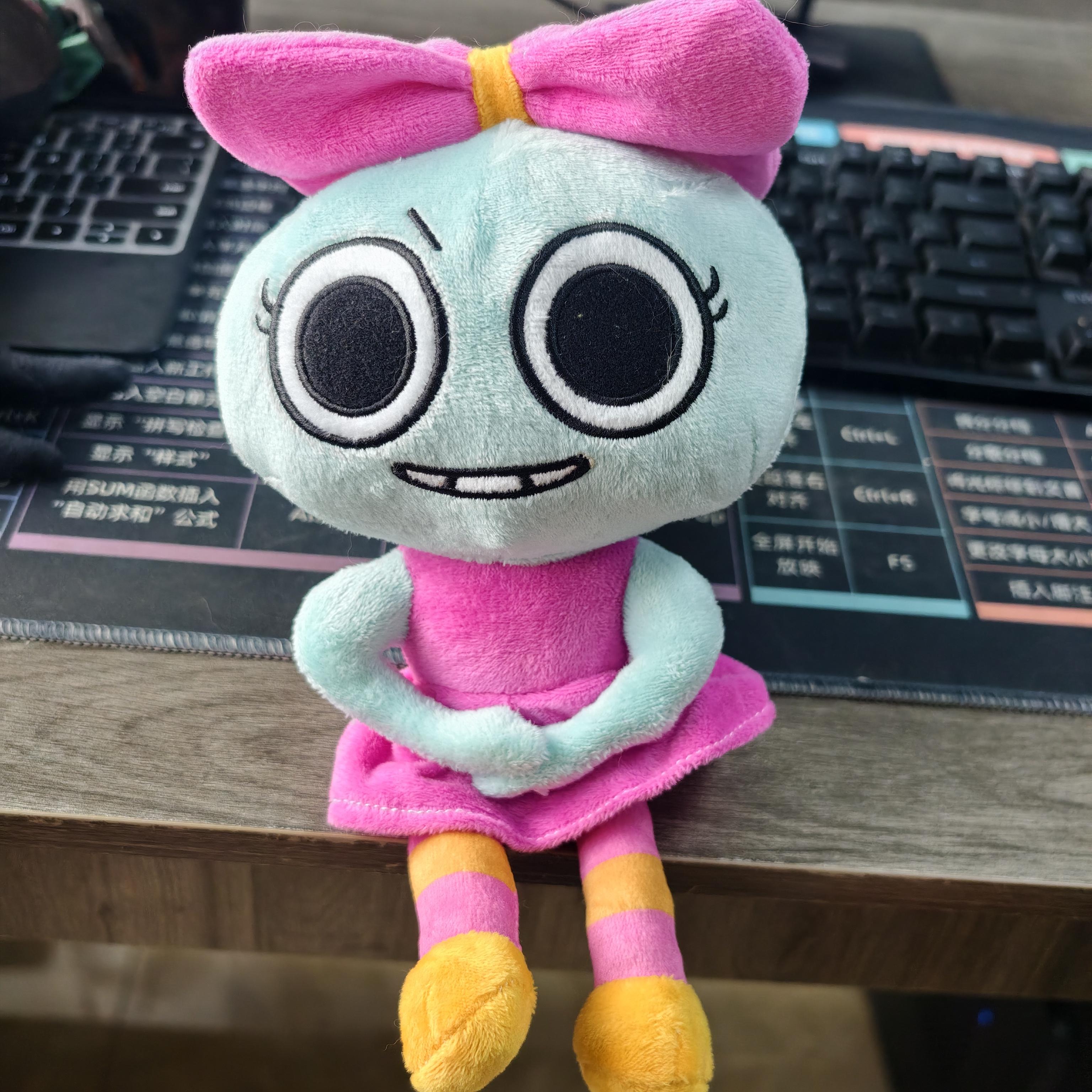 Neues Dadi World 30cm Plüsch Niedliches Dadi World Stofffüllung Horror Spiel Goob Kieselstein Plüschtier Weiches Kissen Geschenk