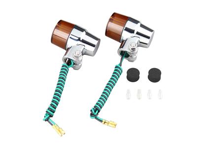 POSH FAITH 093032 Motorcycle Supplies, Turn Signal, Cast Superbike Mini Type (2 Pieces), No