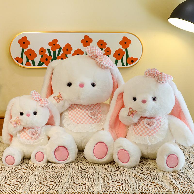 Cute Rag Doll Good Night Sweetheart Lop-eared Rabbit Plush Toy Doll Girl Throw Pillow Children Doll Gift