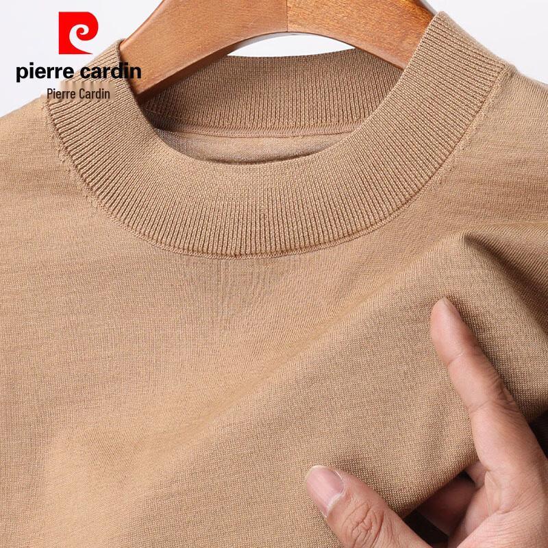 

Мужской пуловер с коротким рукавом и воротником-стойкой из 100% мериносовой шерсти Pierre Cardin 3XL 190/104A