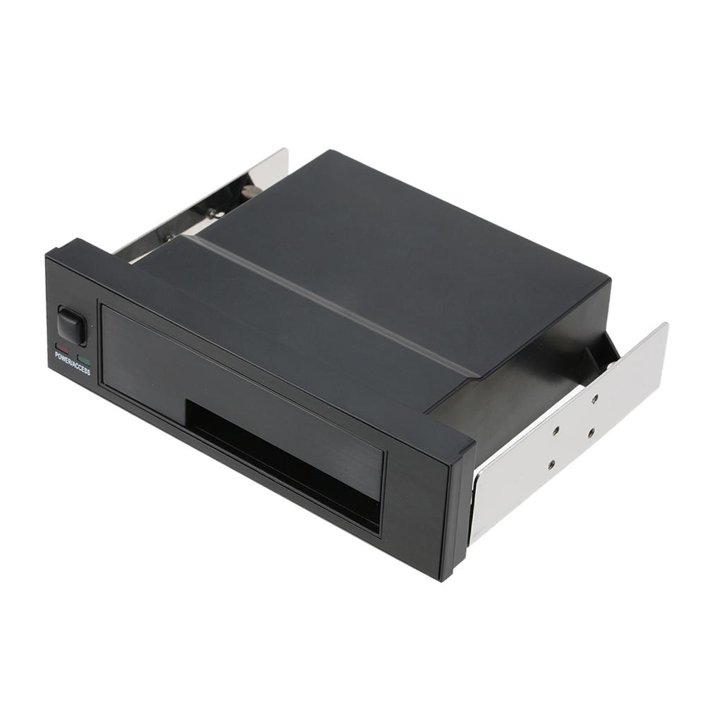Internal Single Bay Mobile Rack Enclosure with LED Indicator Light Support Hot Swap for 2.5 3.5inches SATA HDD SSD Fit