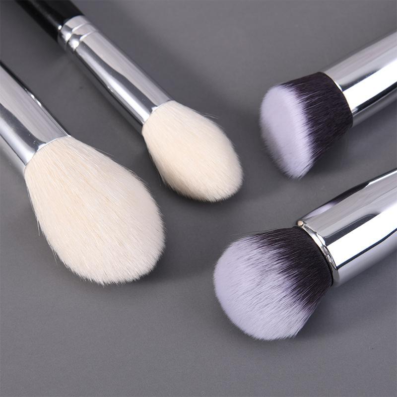 15 Pcs Makeup Brush Set Cosmetic Brushes Makeup Brushes Goat Hair for Eyebrow Eyeshadow Foundation Travel Portable with Pouch