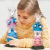 Easter Rabbits Ornament Resin Cartoon Rabbits Easter Egg Home Decoration Ornament