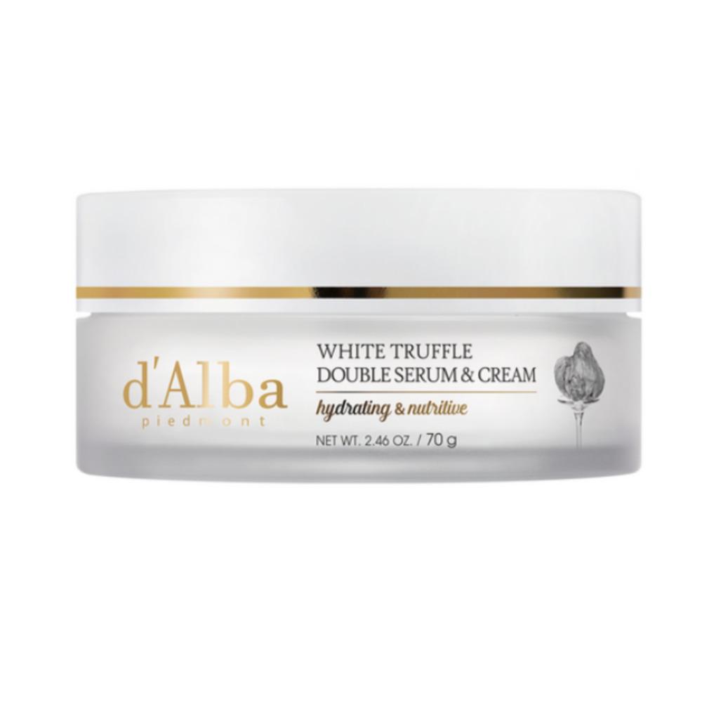 [d'alba] Weißer Trüffel All-in-One Doppelcreme / Serum & Creme 70g