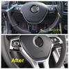 For Volkswagen Arteon 2018   Carbon Fiber Look / Matte Auto Steering Wheel Decor Frame Cover Trim Interior Accessories
