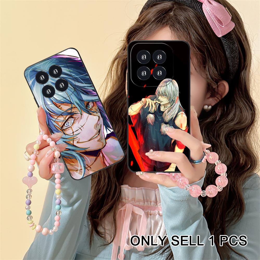JJK Mahito Phone Case for Xiaomi 15 14 13 12 Mi 11 T Ultra Lite Pro S X 5G Soft TPU Shockproof Cover