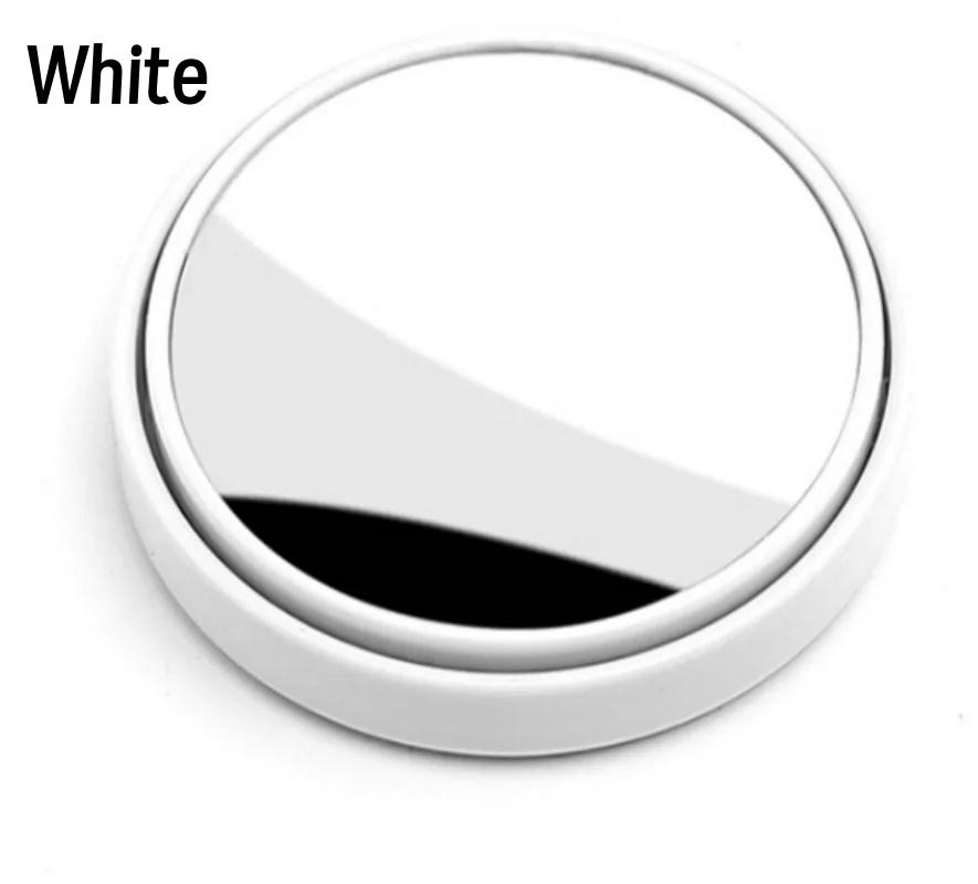 Car Rearview Mirror Small Round Mirror High-definition 360 Degree Convex Wide-angle Adjustable Reverse Assist Blind Spot Mirror