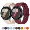Pulseira Esportiva para Samsung Galaxy watch 7/FE/4/5/6 classic/5 Pro 40 44mm Sem Espaços correa bracelet pulseira de silicone pulseiras Galaxy watch 7