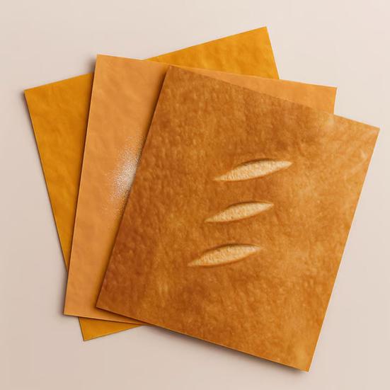 Bread-Shaped Gift Wrapping Paper Rustic Bread Baguette Toast Design Packaging Kraft Paper for Weddings Anniversaries Birthdays DIY Crafts