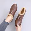 Winter New Cotton Shoes Lamb Wool Warm Shoes Thickened Mother Shoes Wedge Heels All-match Comfortable Fur Shoes