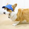 Sun Protection Dog Sun Hat with Ear Holes Pet Visor Hat Handsome Summer Cat Cap  Outdoor Sports