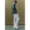 H M Oversized FiT CoTTon T sHirT Dark Green