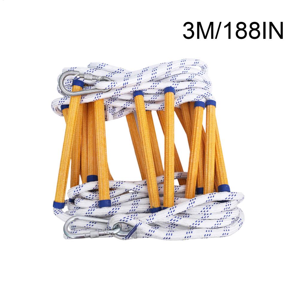 Rope Ladder For Boat Climbing Marine Rope Ladder Water Sports Safety Equipment Quick-Deploy Tool For Adults Wakeboarder