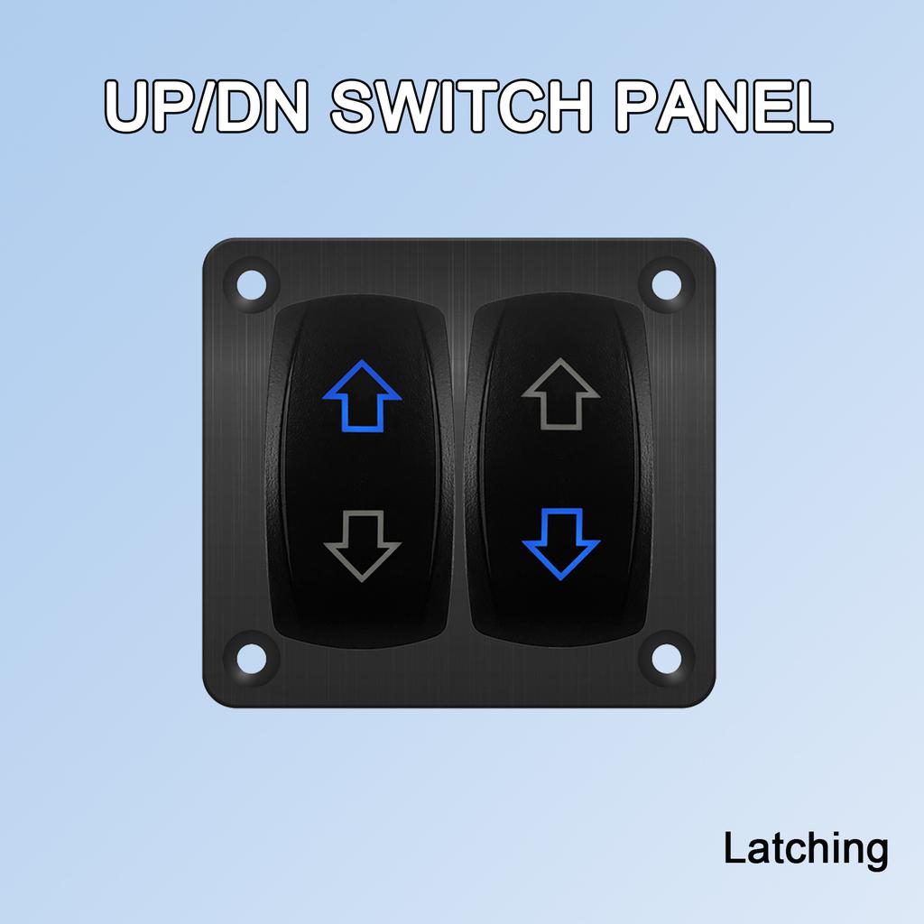 ARROWS 6Pin (ON)-OFF-(ON) DPDT Momentary Switch12V UP/DOWN Polarity Reverse Rocker Switch for ARB/Carling/NARVA Replace