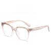 Tr90 Unisex Blue Light Blocking Square Glasses With Resin Frame For Office And Casual Wear