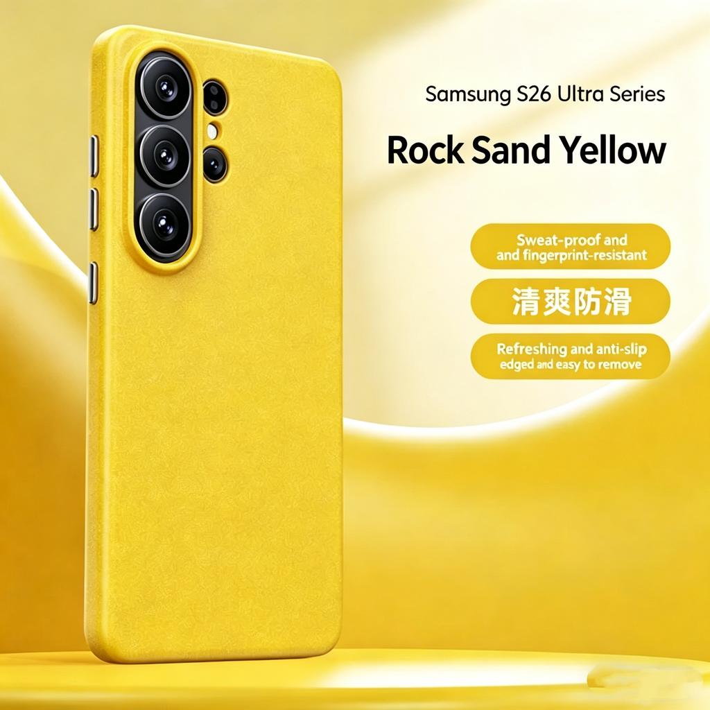 Ultra-Thin Slim Matte Sandstone Case For Samsung Galaxy S26 Ultra S24 Ultra S25 Ultra Shockproof Hard PC Case