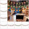 Decorative Christmas Paper Flag Banners Santa Claus Hanging Banner  New Year