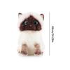 Cat Stuffed Toy Cat Ragdoll Perfect Present Gentle Touch Cat Figurine Soft Cool Gift Realistic Stuffed Toy Cute Realistic Sleeping Cat Car Room