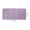 Microfiber Bath Towel 70x140cm Light Purple Lightweight Quick Dry Super Absorbent Texture for Women Bath Spa Beach