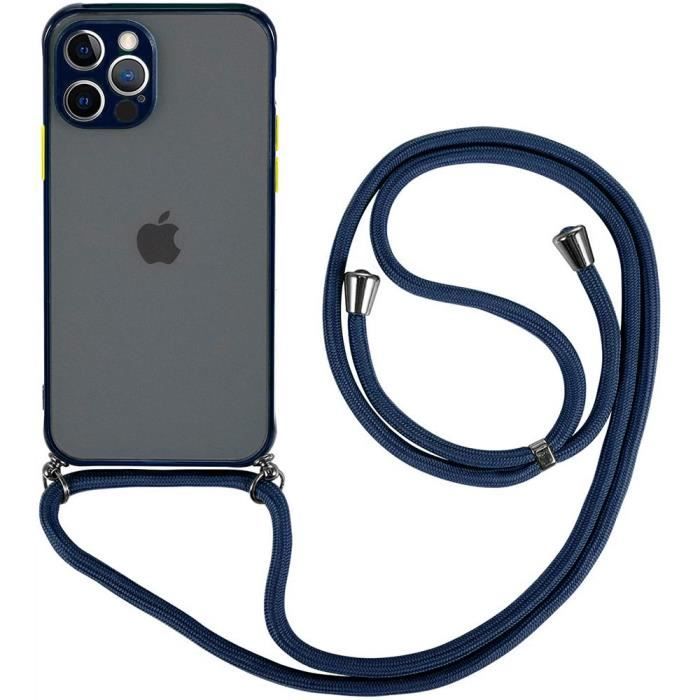 Coque - iPhone - 12 Pro - Semi-Transparente - Protection Anti-choc - Légère