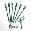 100pcs Green Plant Ties Reusable Garden Fasteners for Climbing Plants Tomatoes Vines Support