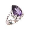 Piatră prețioasă Ametist Roz Natural Lucrat Manual Argint Masiv 925 Bijuterii Inel M.5.5 U1K79
