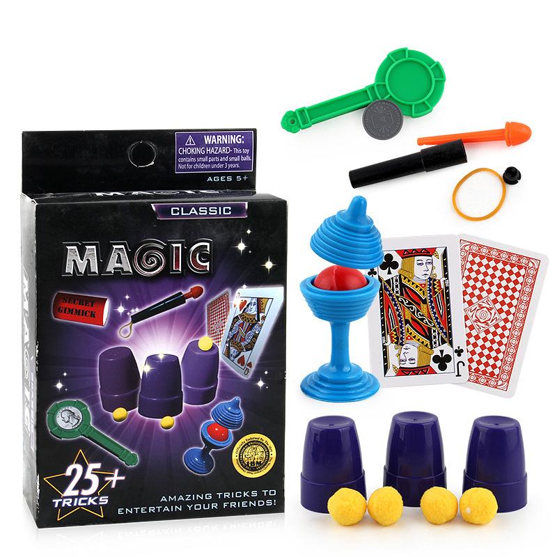 

New Funny Magic Props Set for Kids Children Magic Tricks Toys Beginner Kit Set Magic Performing Props Puzzle Toy