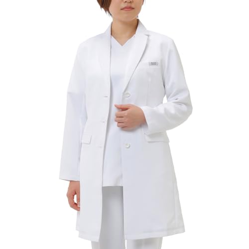 Nursery Nano Universe Doctor's Coat, Women's, Anti-Static, Stretch, Anti-See-Through, UV Protection, White Coat for Doctors, Nurses, and Clinics, Vari