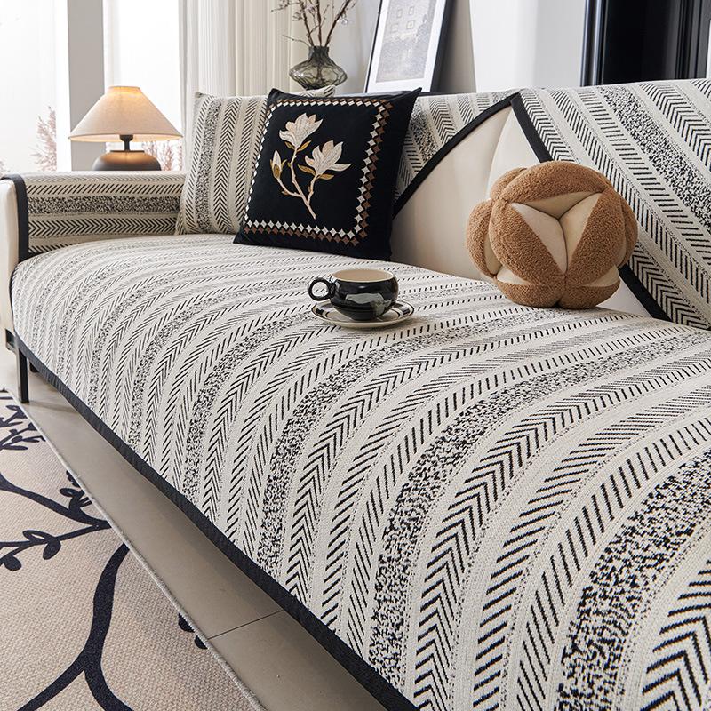 

Chenier Sofa Cushion Universal In All Seasons New Leather Sofa Cover Non-Slip Sofa Cover Cloth Towel Seat Cushion 70*70cm