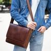 Herentas Heren leren crossbodytas Grote capaciteit schoudertas Heren vintage hoofdlaag koeienhuid tas