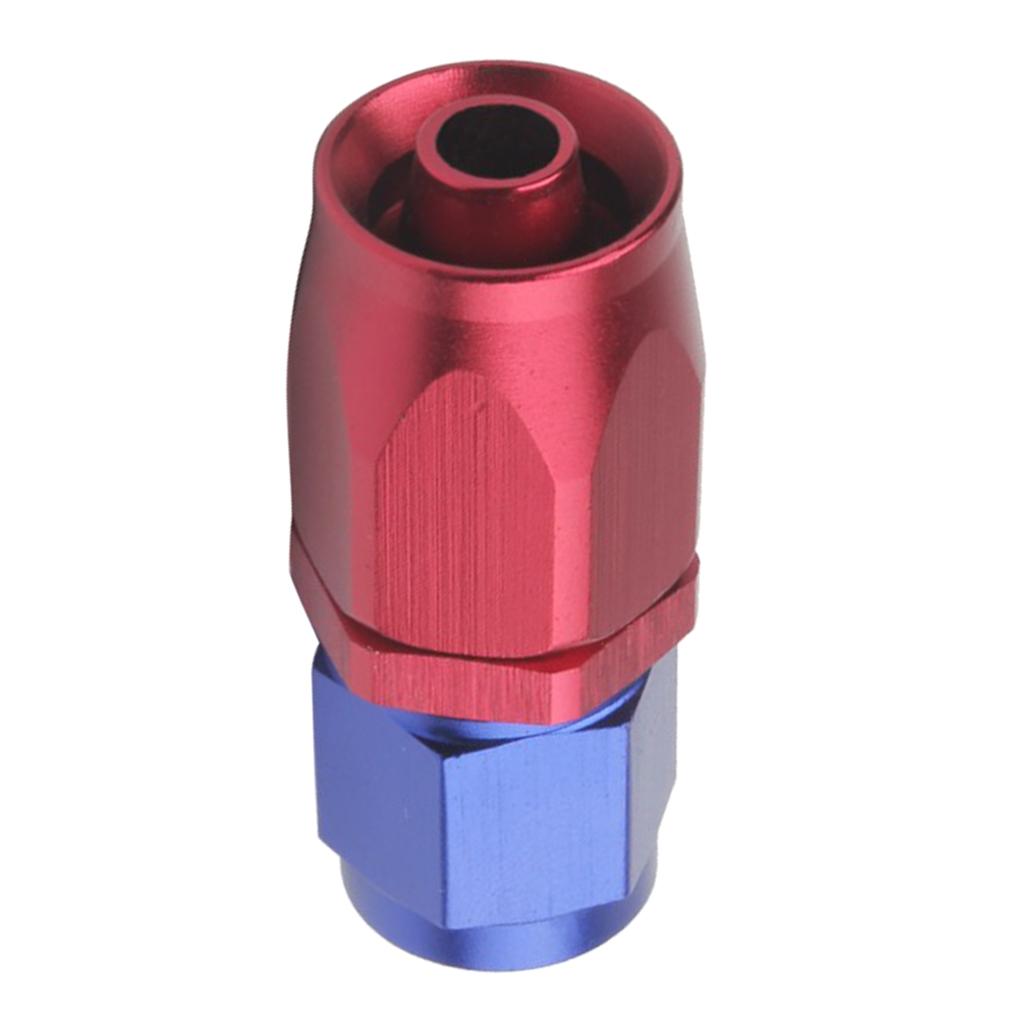 Anoized Aluminium Swivel 0 45 90 180 Degree AN6 Hose End Fitting Adaptor