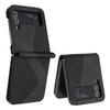 Luxe Hoesje Voor Samsung Z Flip 4 5 6 Flip3 5G Leren Armor Achterkant Voor Samsung Galaxy Z Flip 7 FE Hoesje Z Flip 3 5 6 7 Funda