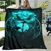 Rose Blanket, Soft Cozy Floral Throw Blanket Gift for Girl Women, Fuzzy Comfy Flannel Blanket for Couch,Travel,Bed,House Decor