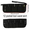 Tool Apron With 12 Pockets Waterproof Adjustable Utility Waist Apron For Builders Carpenters Heavy Duty Work Apron Perfect For Tools And Accessories