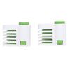 2pcs 5layers Bread Slicer Food-grade Plastic Cake Bread Cutter Cutting Bread Knife Splitter Toast Slicer Kichen Baking