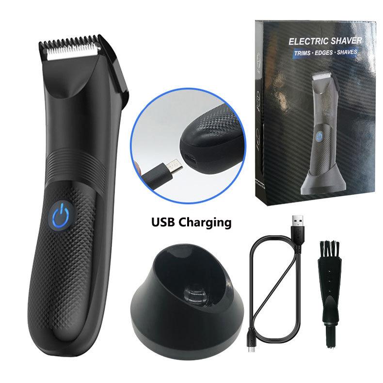Electric Shaver for Men USB Rechargeable Razor Intimate Areas Places Part Haircut Clipper Trimmer  Hair Removal Machine Waterproof