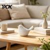 Luxury Living Room Ornaments Ceramic Birds Figurine, Matte Glaze Bird Statue, Modern Animals Ornaments, Mini Minimalist Home Decor Accents Decoration