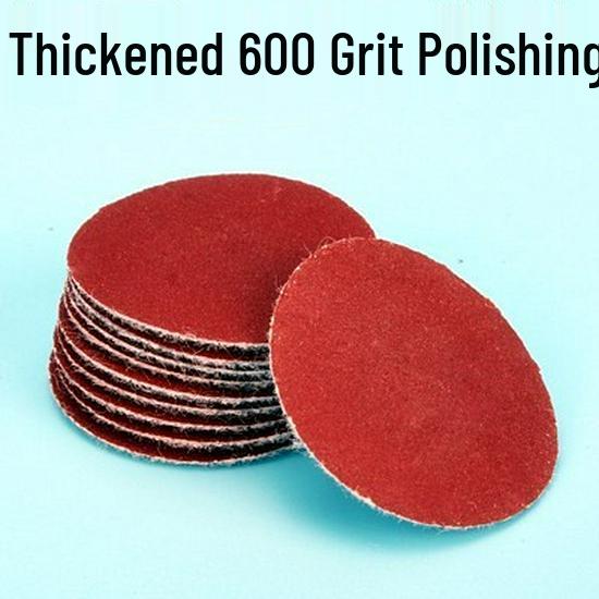 5-Inch Self-Adhesive Flocked Sandpaper Discs for Pneumatic Grinder - Perfect for Sanding, Polishing, and Woodworking Furniture.
