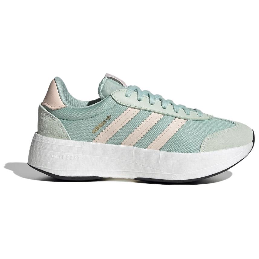 Adidas Originals CITY RNR Wear Resistant And Lightweight Low Top Casual Shoes Women's Green Sneakers JQ5800
