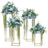 Geometric Iron Art Wedding Flower Ornaments for Event Decoration