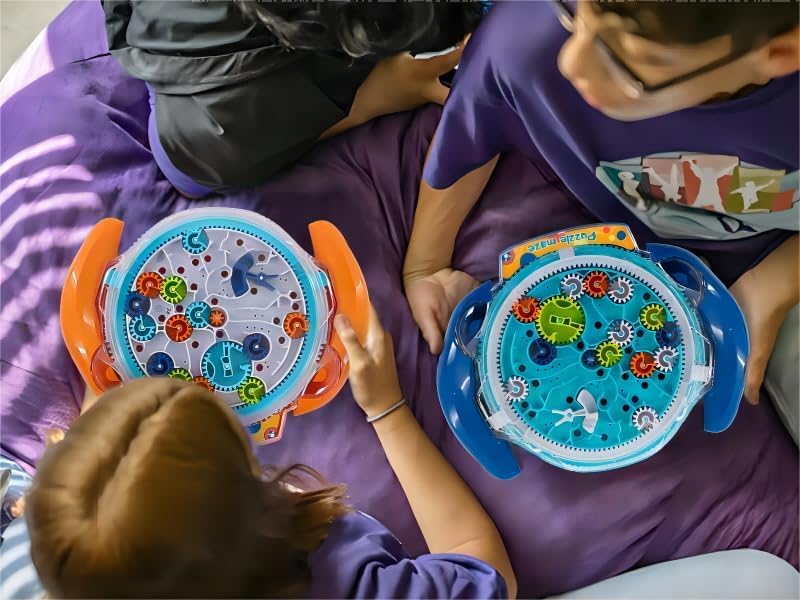 MagicBeans 3D Maze Magic 3D Labyrinth 3D Puzzle Cube Puzzle for Solo Elementary School Develops Balance and Ball, Cube, Ball, Game, Kids, Play,