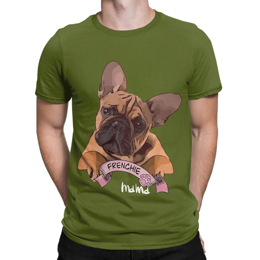 Frenchie French bulldog lovers gift Graphic Funny 100 Cotton TShirt French Bulldog Tees Tops For Unisex