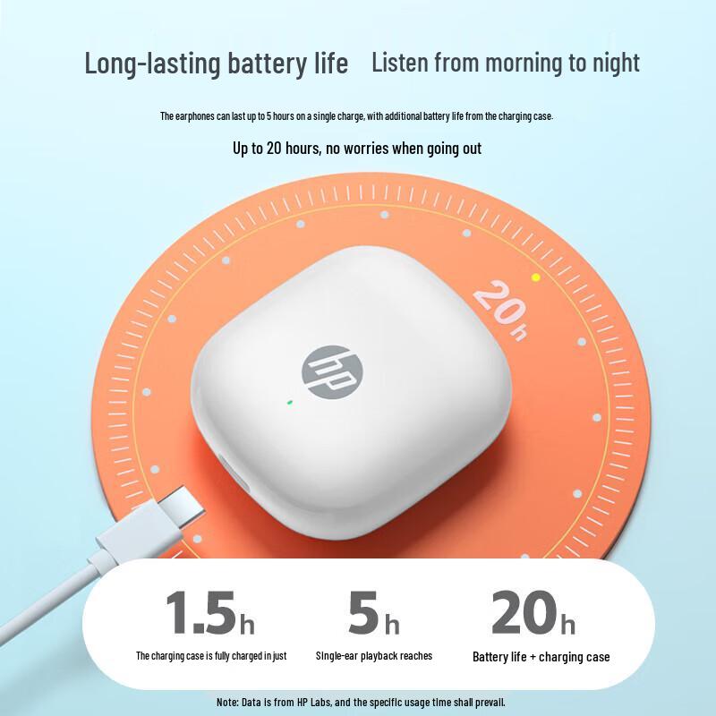 HP H10G True Wireless Semi-In-Ear Bluetooth Earbuds