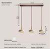 Japanese Wabi-Sabi Style Yellow Travertine Pendant Lamp for Entrance, Restaurant, Bedroom, or Bedside